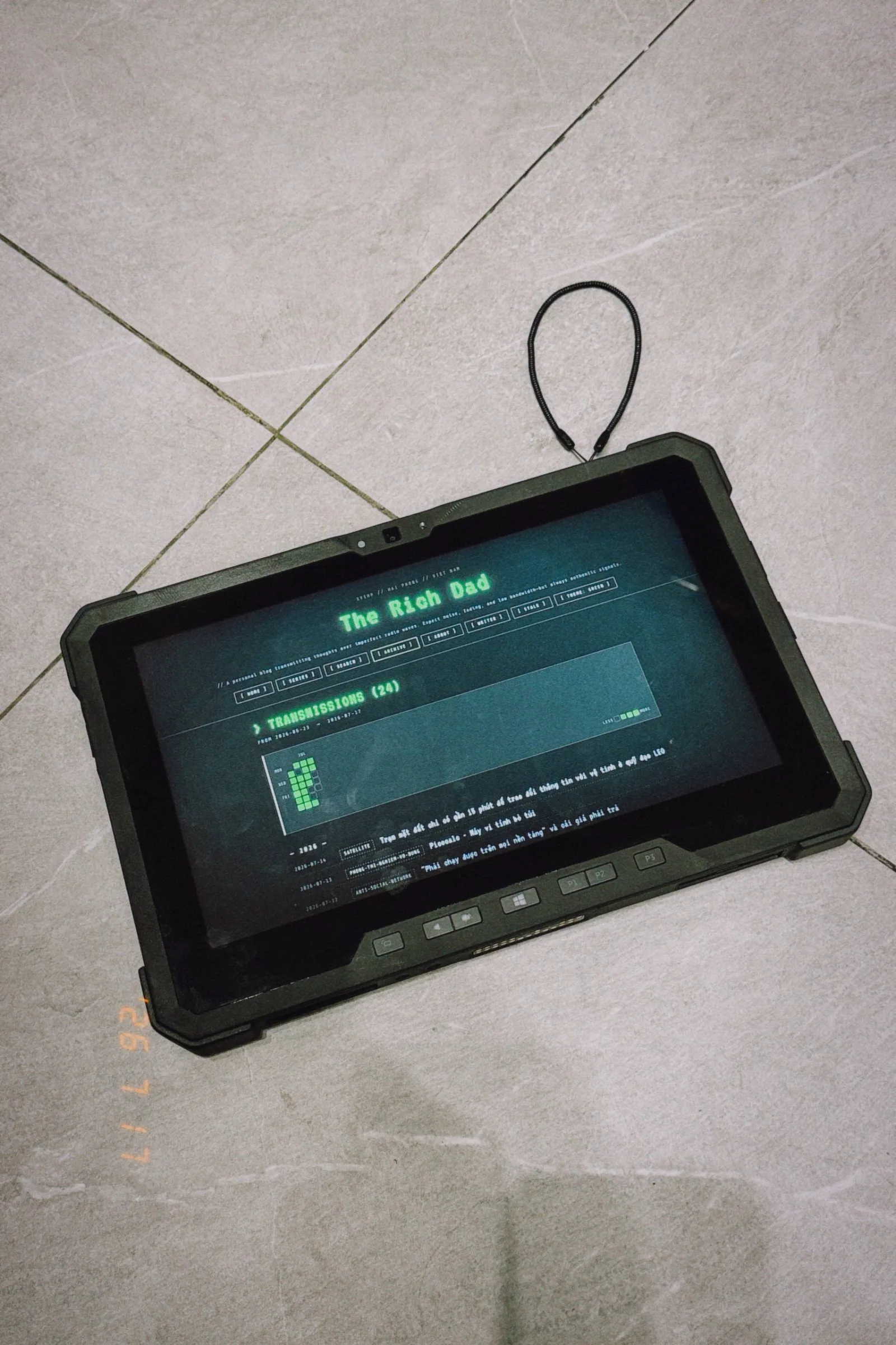 Chạy LazyBlog với giao diện Green rất hợp