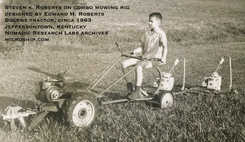 Mowing daydreams, 20 years earlier…